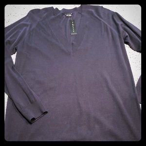 Navy Blue Theory Sweater NWT